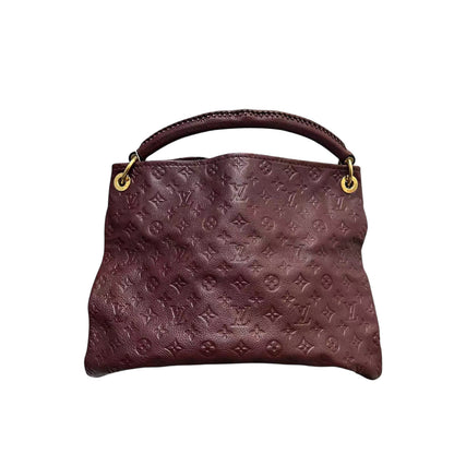 Louis-Vuitton Artsy MM Empreinte Burgundy GHW