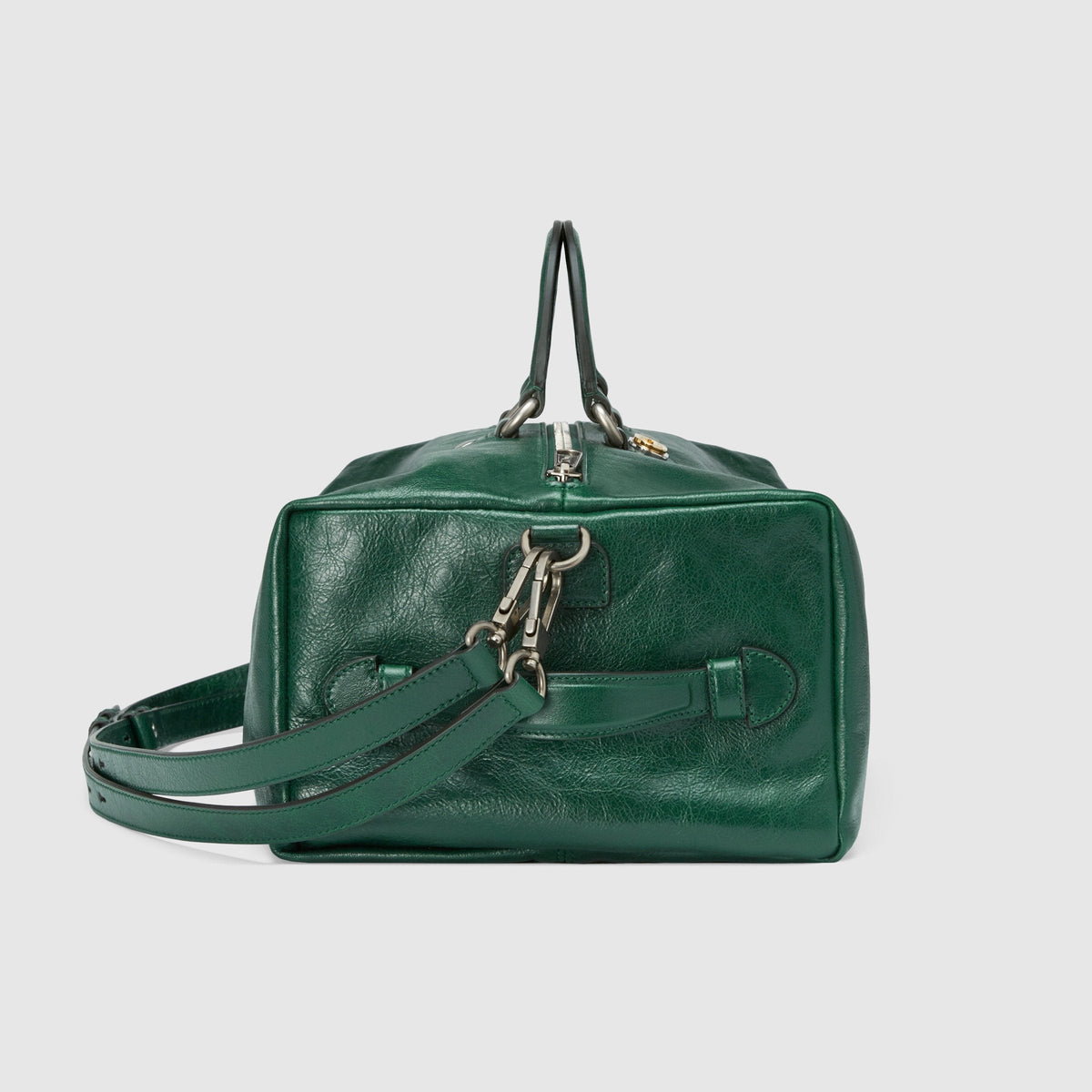 Gucci Soft Leather Backpack Dark Green