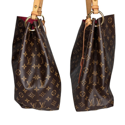 Louis Vuitton Monogram Canvas Graceful MM Hobo Bag