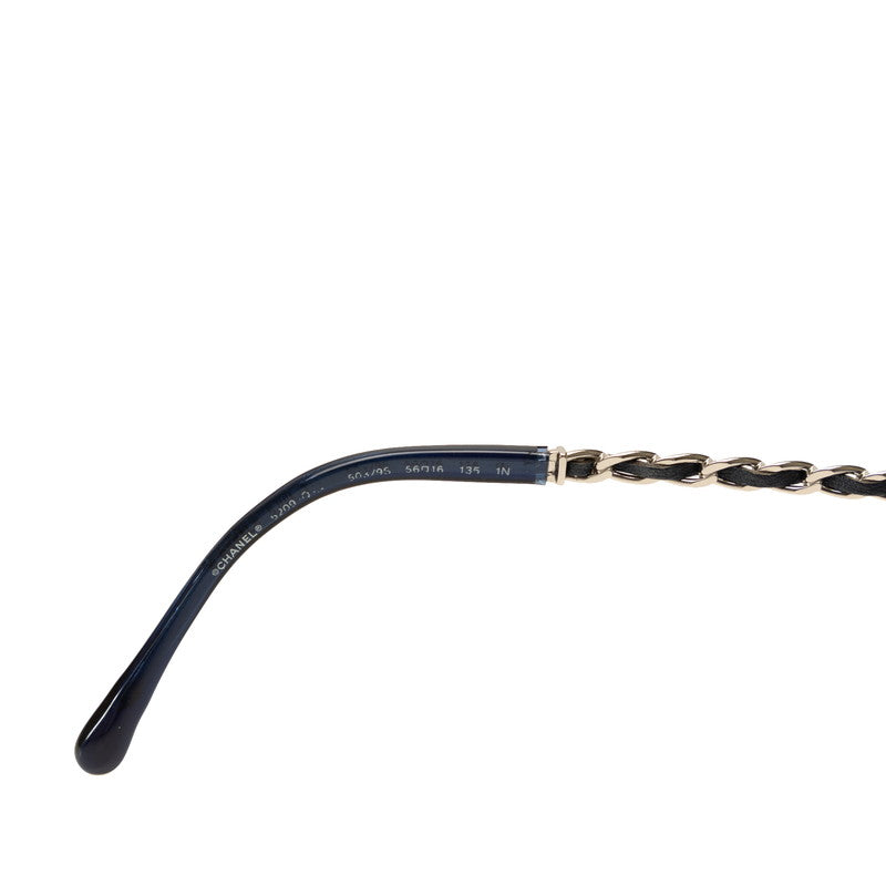 Chanel Cocomark un Glasses Blue Silver  Lady Chanel