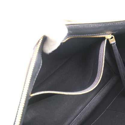 CELINE Handbag 172613 Calfskin beige medium Edge Women Used
