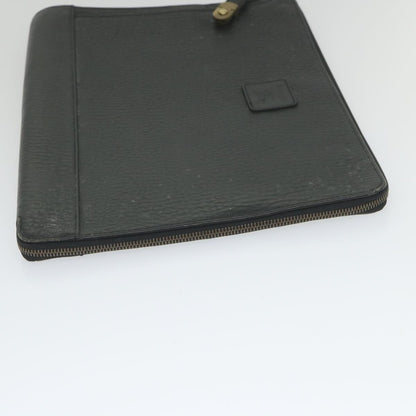 BurberrySs Briefcase Leather Black Auth 59094