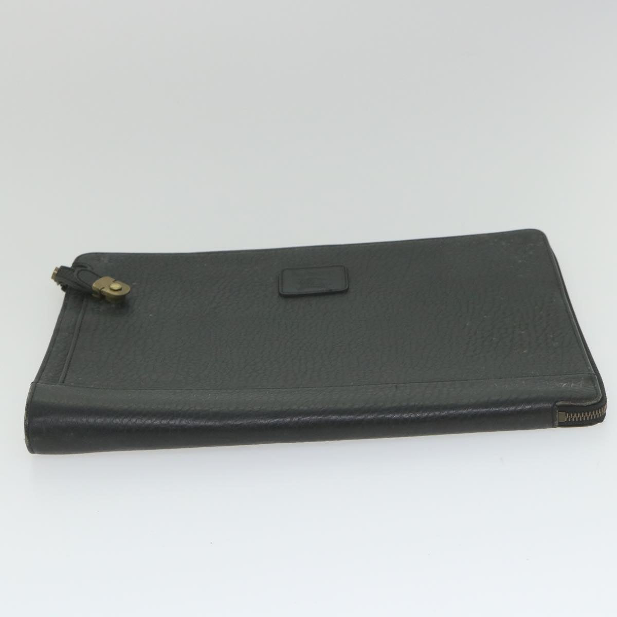 BurberrySs Briefcase Leather Black Auth 59094