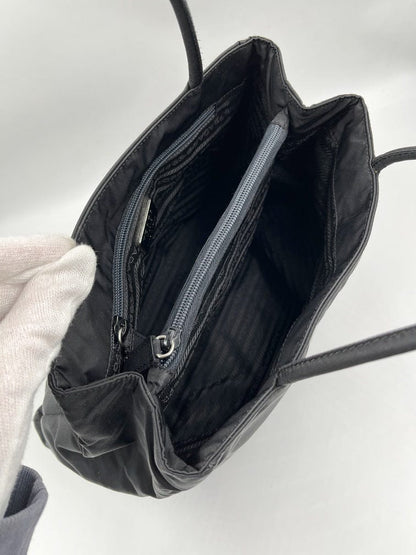 Prada Black Nylon Tote Bag