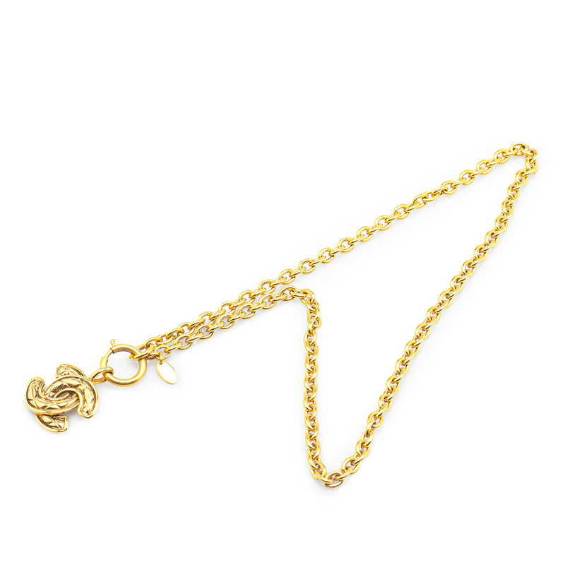 Chanel Coco Mark Matelasse Necklace
