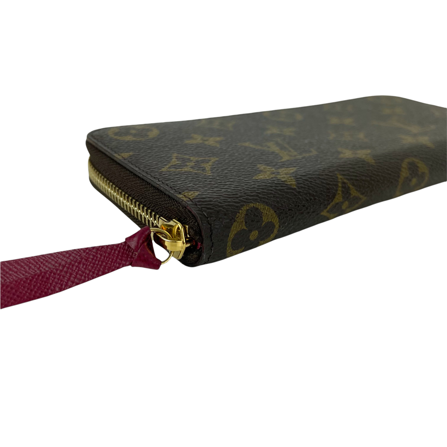 Louis-Vuitton Clemence Wallet Monogram Canvas Brown GHW