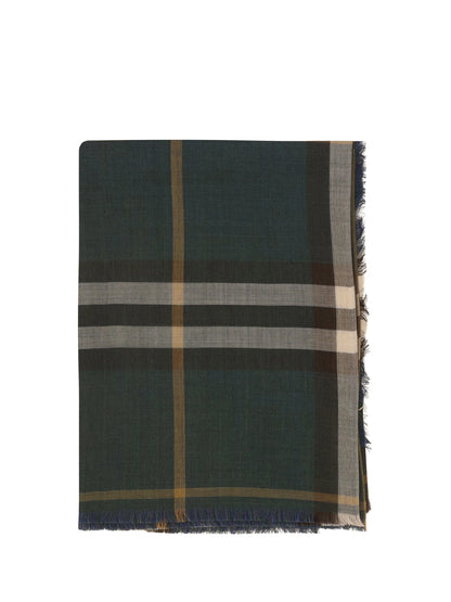Burberry Women Check Gauz Scarf