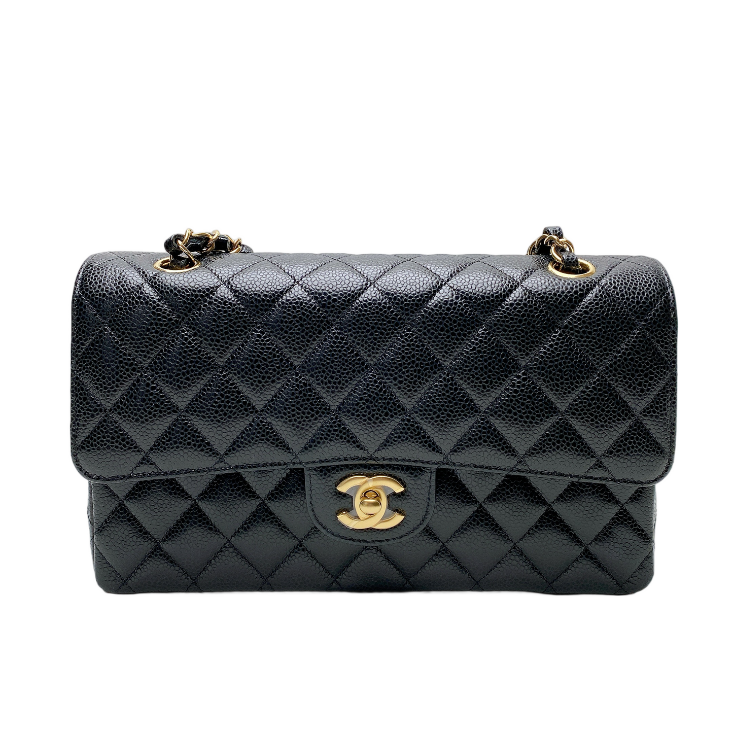 CHANEL CF MEDIUM IN CAVIAR GHW