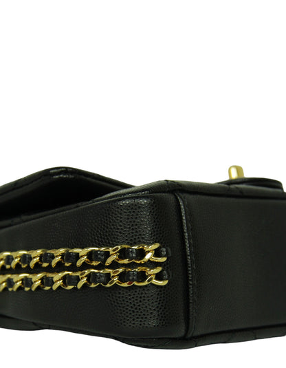 Chanel NEW 23C Black Caviar CC Coco You Flap Bag