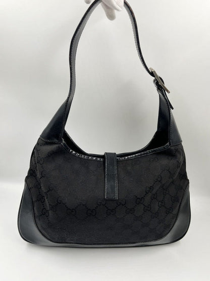 Vintage Gucci Jackie Bag - Black Canvas