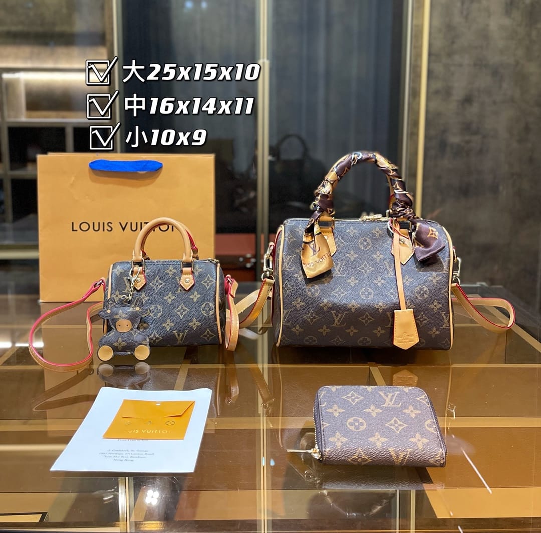 Louis Vuitton Speedy Handbag Sets