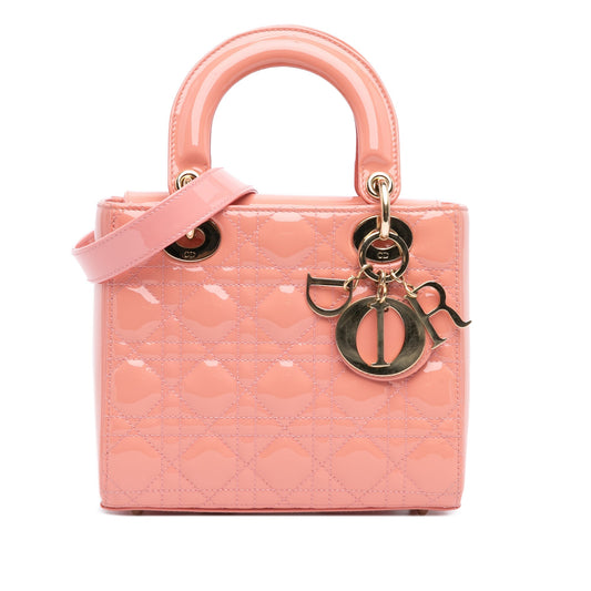 Small Patent Cannage Lady Dior
