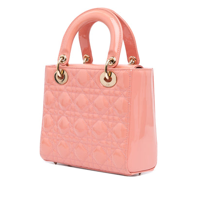 Small Patent Cannage Lady Dior