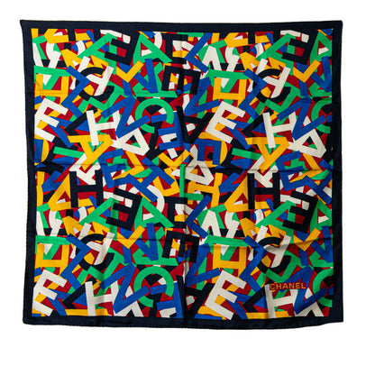 Chanel Silk Scarf Cotton Scarf in Excellent condition