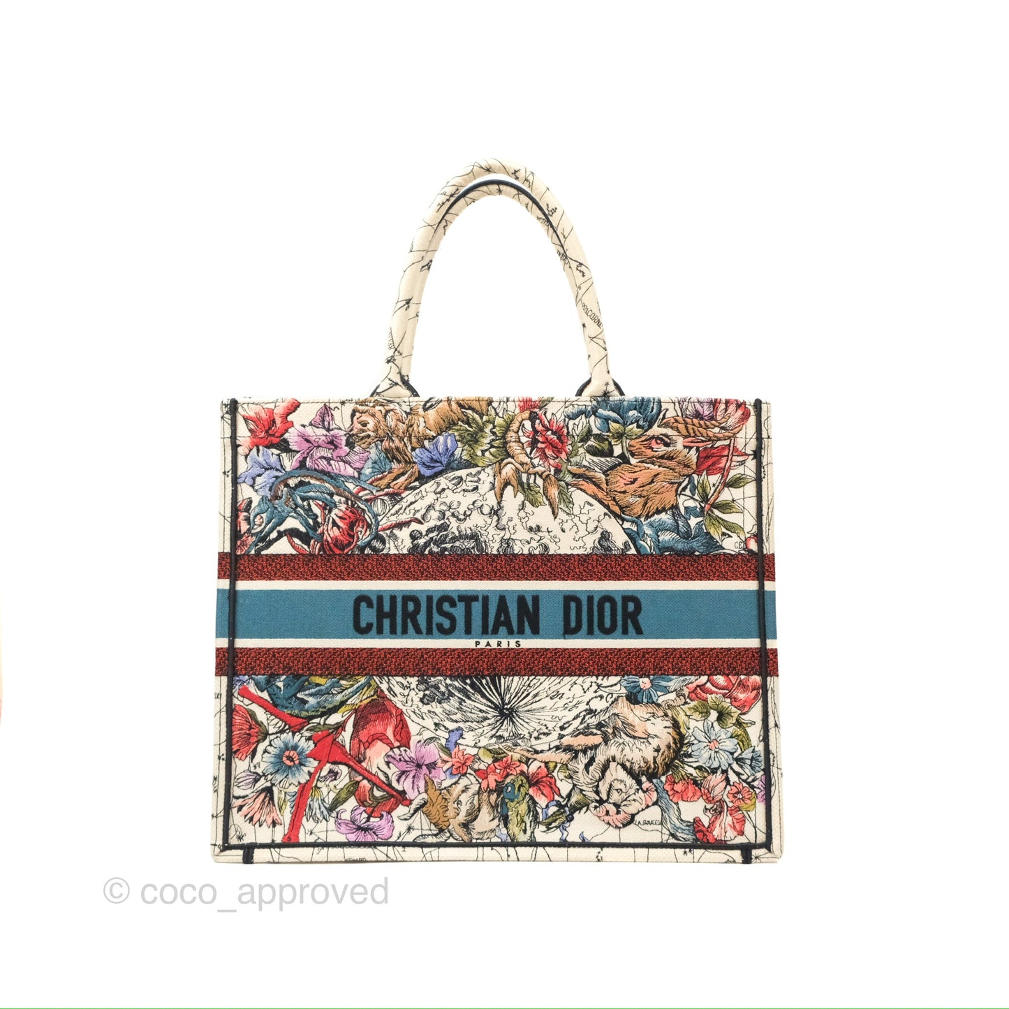 Christian Dior Large Zodiac Book Tote Bag
