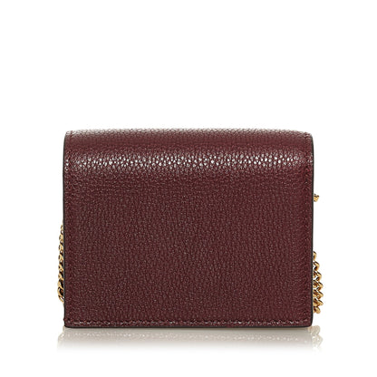 Gucci Zumi Leather Wallet Small Wallets