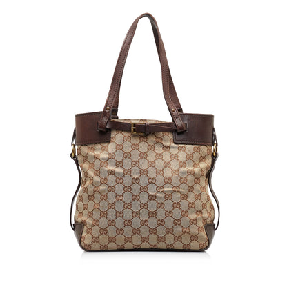 Brown Gucci GG Canvas Tote Bag