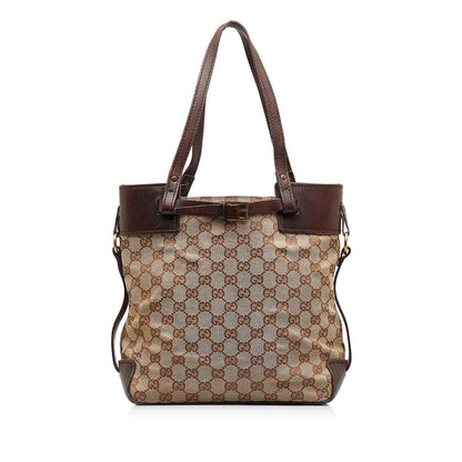 Brown Gucci GG Canvas Tote Bag