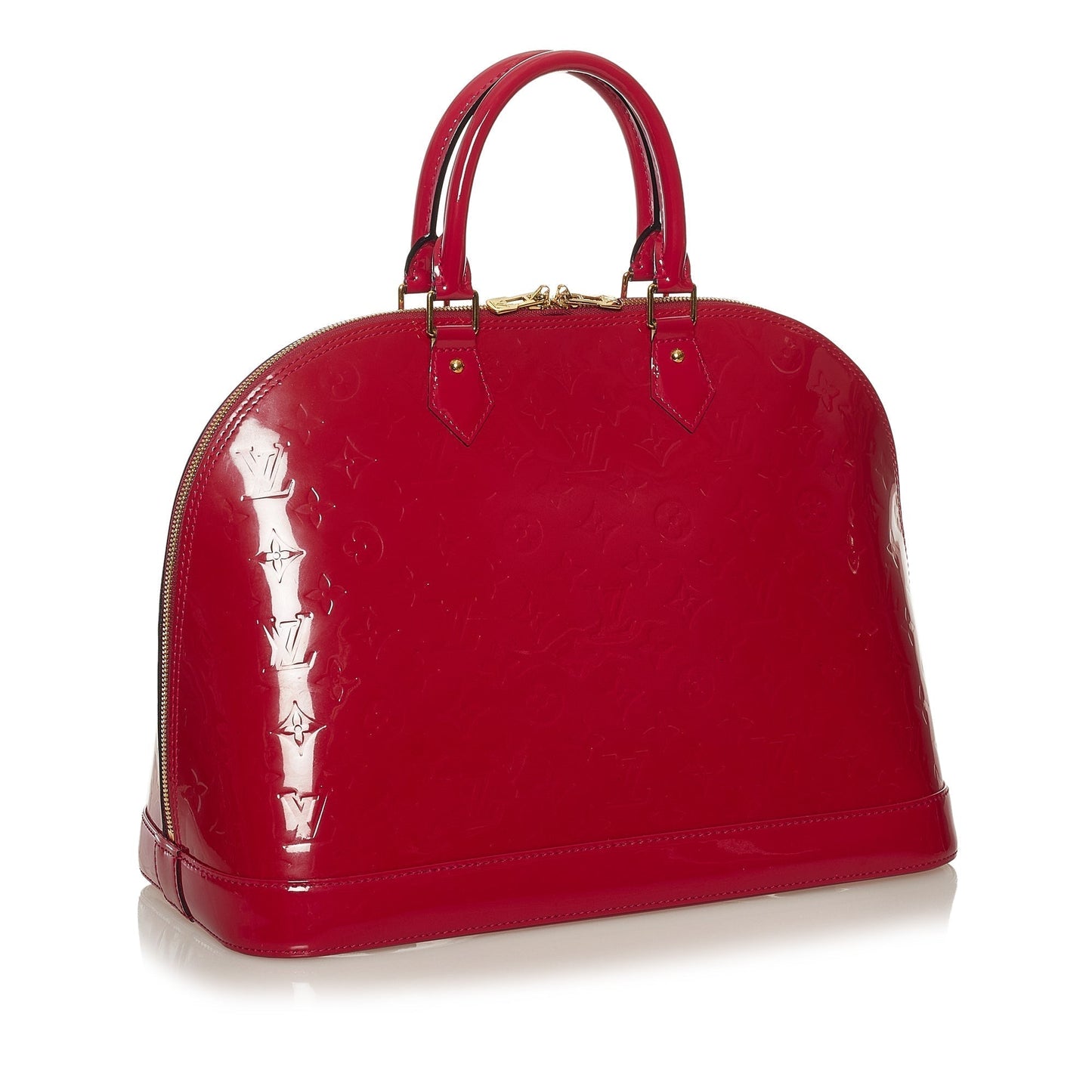 Louis Vuitton Alma GM Red Monogram Vernis