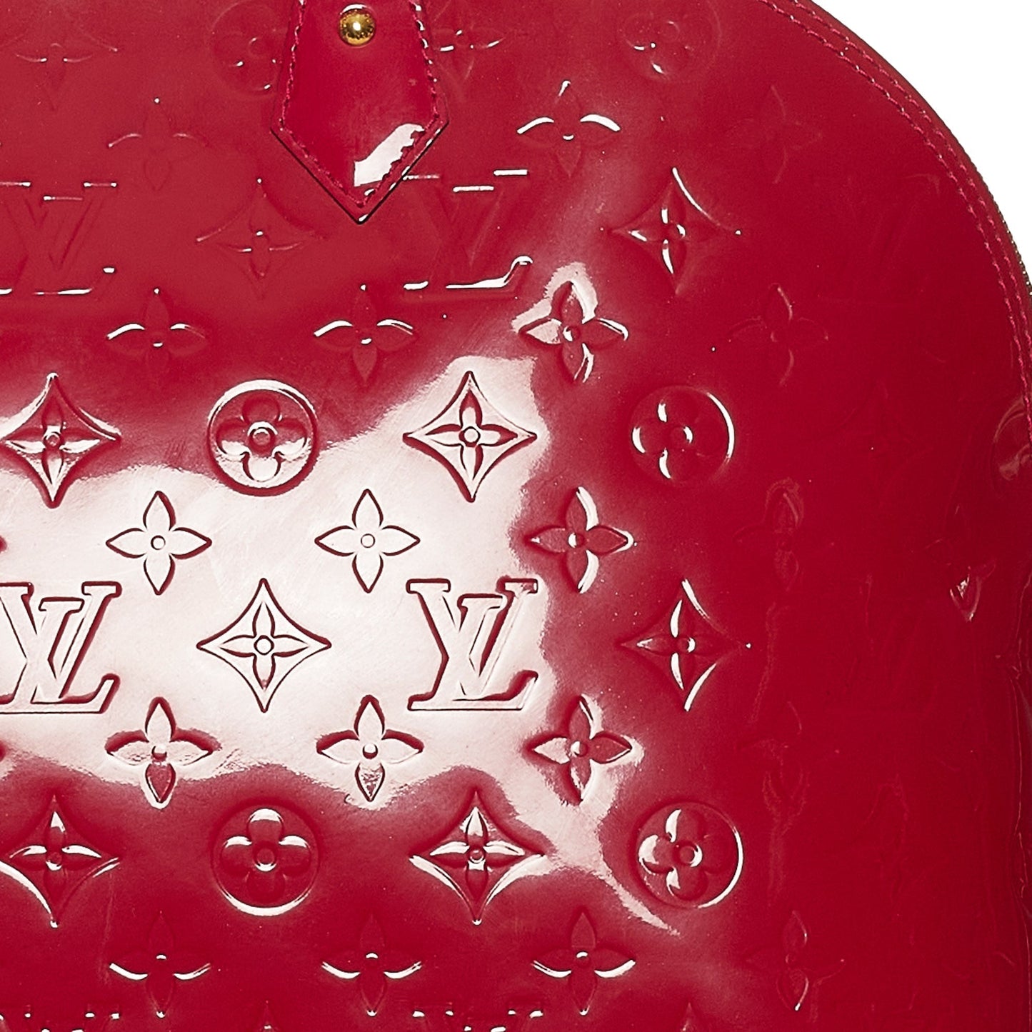 Louis Vuitton Alma GM Red Monogram Vernis