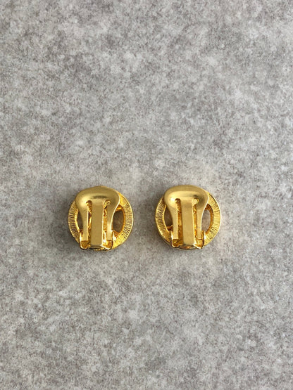 CELINE  Earrings Gold Vintage wi7hxx