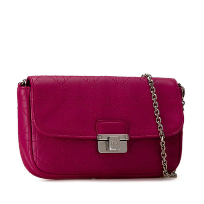 Calfskin Cannage Diorling Wallet on Chain