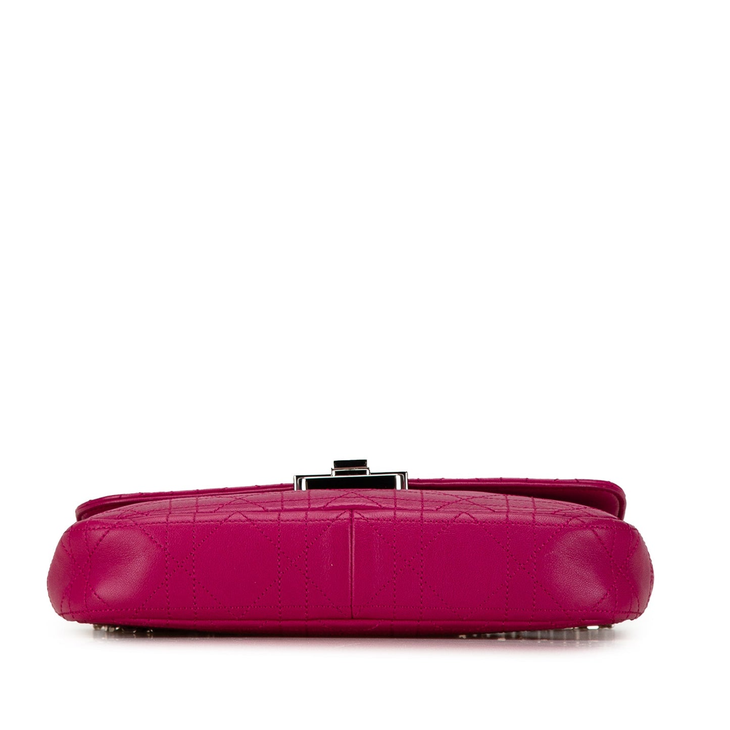 Calfskin Cannage Diorling Wallet on Chain