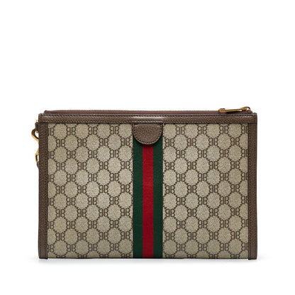 GUCCI X Balenciaga BB Supreme Ophidia Web Clutch Clutch Bag