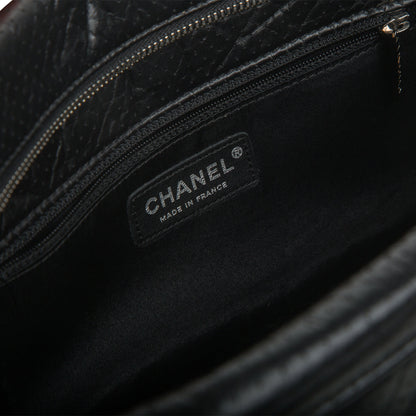 Vintage Perforated Shoulder Bag