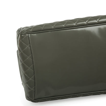Mademoiselle Patent Kelly Bag