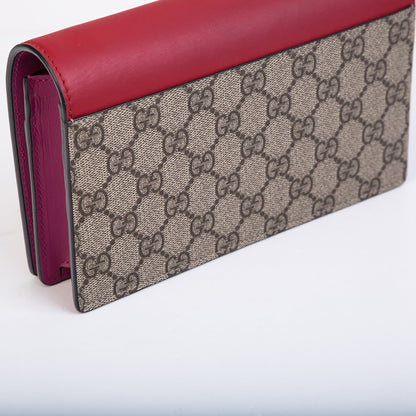 Bi-colour GG Supreme Wallet on Chain
