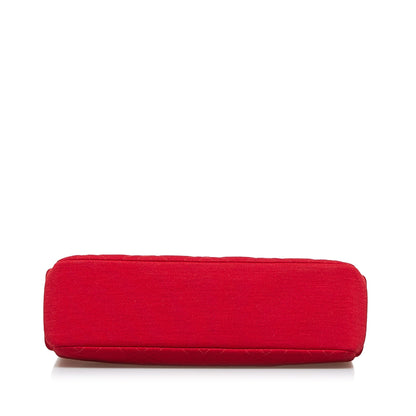 Red Chanel Quilted Jersey Reissue Frame Bag