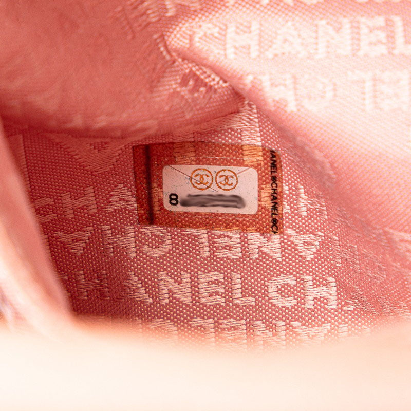Chanel Caviar Square Stitched Bag Leather Handbag in Good condition