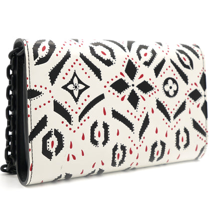 Louis-vuitton Graphic Print Leather Twist Wallet on Chain