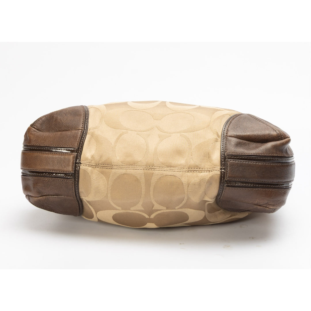 Coach Peyton Signature Canvas Hobo Bag