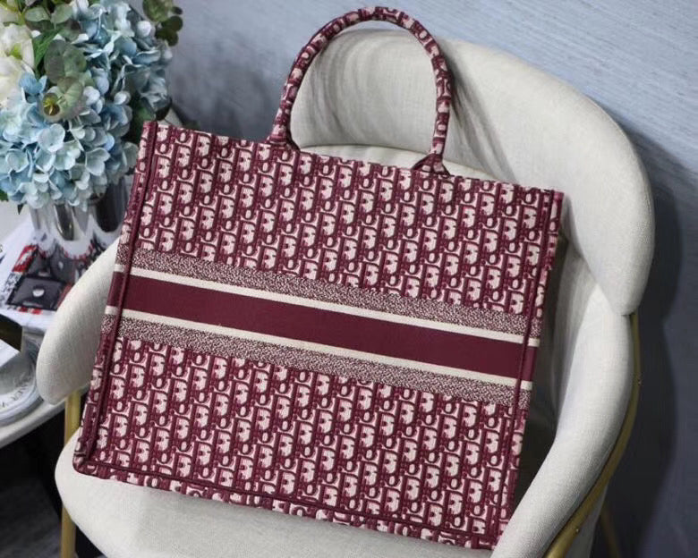 DR026 Book Tote Bag / HIGHEST QUALITY VERSION  S:14.4x11x6.9inch  L:16.3x13.8x7.1inch