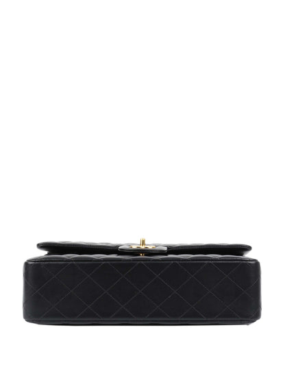 Chanel Black Lambskin Medium Classic Flap Bag GHW.