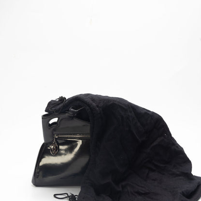 Cartier Black Patent Leather Marcello de Cartier Bag