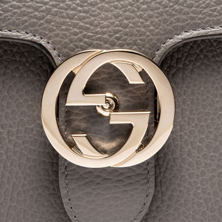 (WMNS) Gucci Leather Bag Single-Shoulder Bag Grey 510304-CAO0G-1226