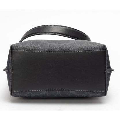 Coach Signature Coated Canvas Small Town Bucket Bag