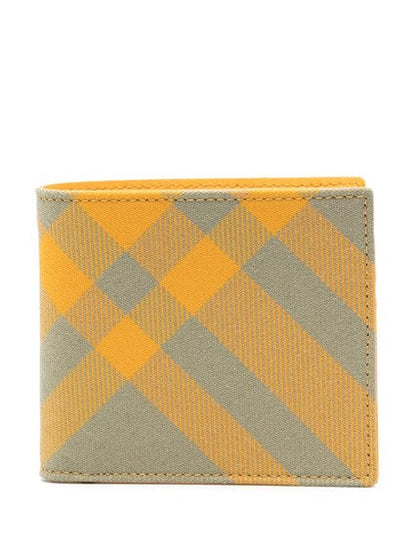 Burberry Men Check Bifold Wallet