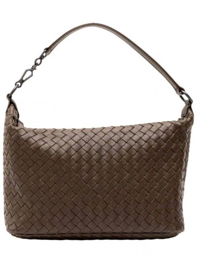 Luxury Bottega Veneta Small Intrecciato Nappa Shoulder Bag Brown