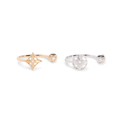 Louis Vuitton Gold & Diamond Idylle Blossom Hoop Earrings