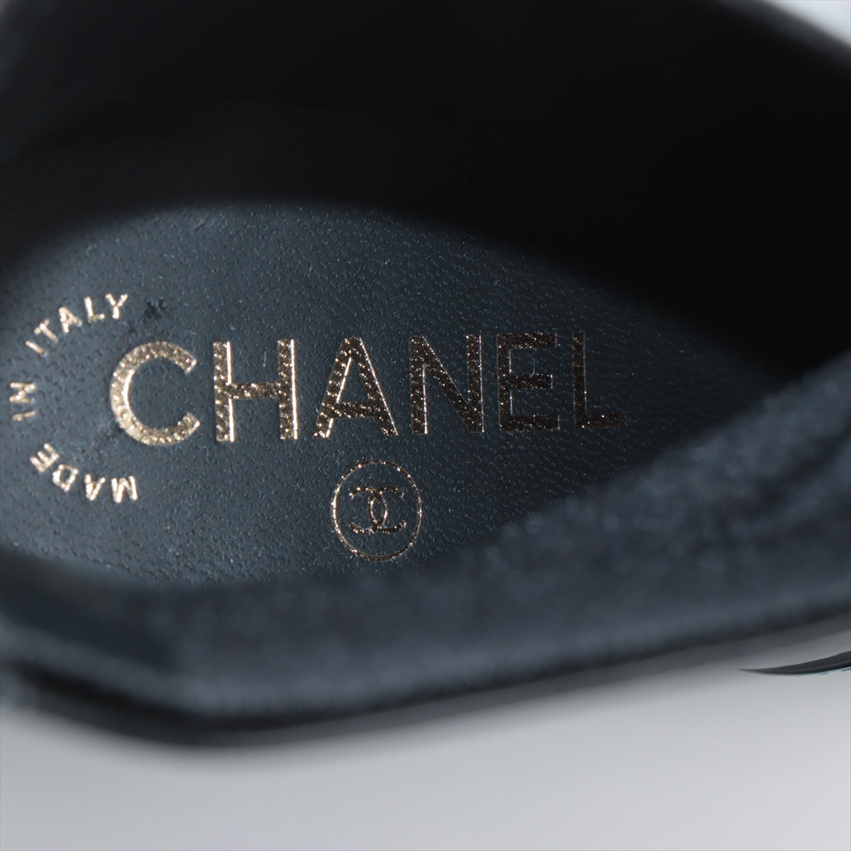 Chanel Coco 22C Patent Leather Shoes 37  Black G38472 sux