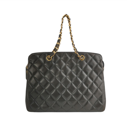Chanel lambskin chainbag black cm