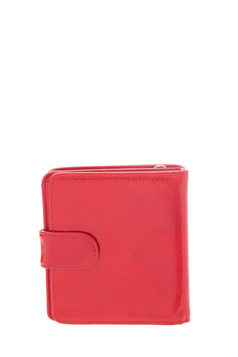 Chanel 2008/09  Red Patent Leather Wallet