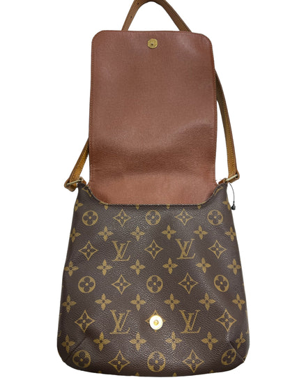 Handbag Designer By Louis Vuitton MUSETTA SALSA PM Size: Small