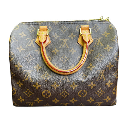 Louis-Vuitton Speedy Bandouliere 25 Monogram Brown GHW