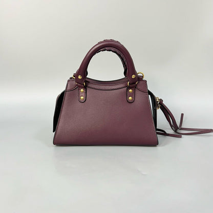 Balenciaga city neo classic XS 21.5×14×9.5cm Burgundy XJ10878