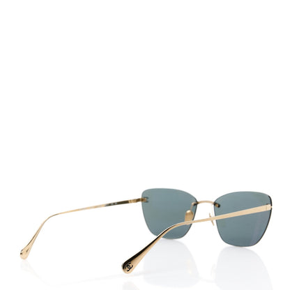 Titanium Cat Eye CC Sunglasses 4286-T Black